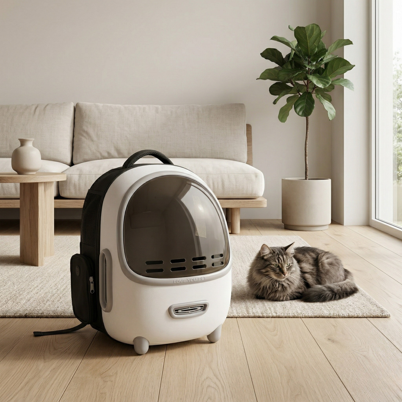 Petree Go – Intelligente Transporttasche – Weiß