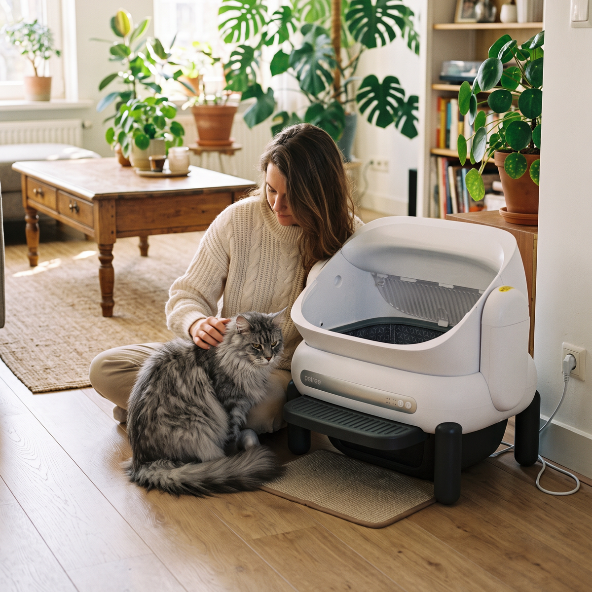 Petree Nest <br>Dé zelfreinigende kattenbak