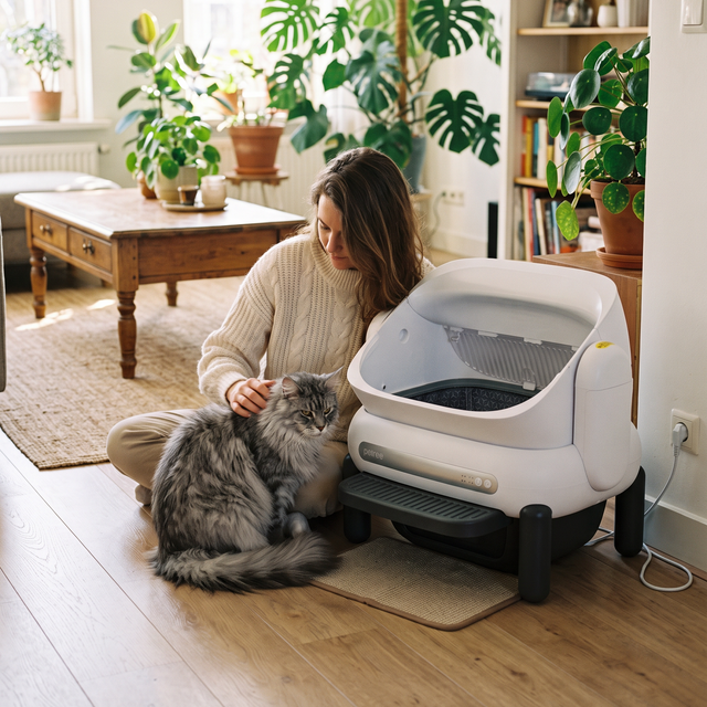 Petree Nest <br>Dé zelfreinigende kattenbak