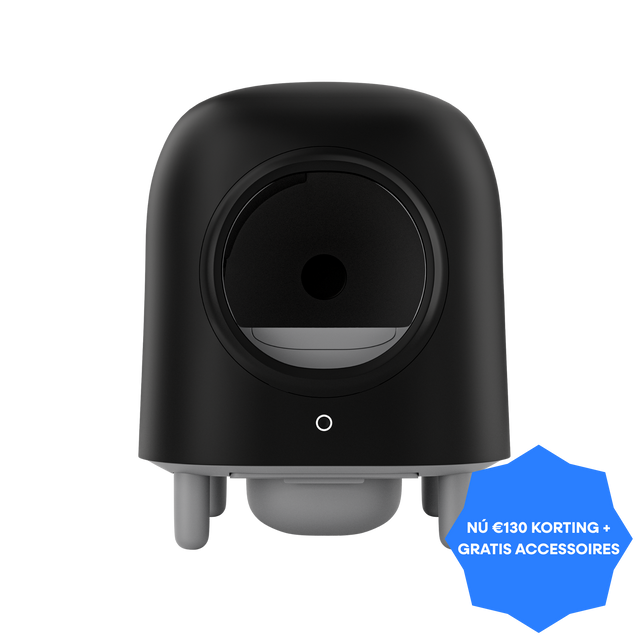 Petree Cube – Bac à litière autonettoyant – Édition Noire